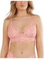 Fundango Sahara V-neck Cami Top női bikini felső piros színben 1