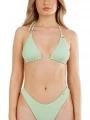 Fundango Innisfil Triangle Jacquard Top női bikini felső zöld színben 1