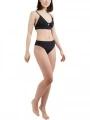 Fundango Sahara Mid Waist Full Bottoms női bikini alsó fekete színben 1
