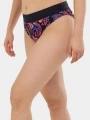 Fundango Sahara Midwaist Full Bottom női bikini alsó fekete színben 1