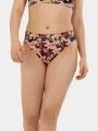 Fundango Sahara Midwaist Full Bottom női bikini alsó rózsaszín színben 1