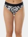 Fundango Sahara Midwaist Full Bottom női bikini alsó fekete színben 1