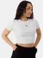 Fundango Sora Cropped T-shirt női crop top fehér színben 1