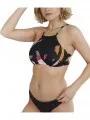 Fundango Hogg High Neck Top női bikini felső multikolor színben 1