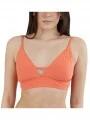 Fundango Sahara V-neck Cami Top női bikini felső magenta színben 1
