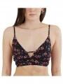Fundango Sahara V-neck Cami Top női bikini felső fekete színben 1