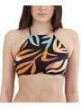 Fundango Hogg High Neck Top női bikini felső multikolor színben 1