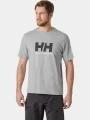 Helly Hansen Hh Logo T-Shirt 2.0 férfi rövid ujjú póló szürke színben 1