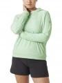 Helly Hansen W Inshore Hoodie női kapucnis pulóver zöld színben 1