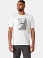Helly Hansen Hp Race Graphic T-Shirt férfi rövid ujjú sport póló fehér színben 1