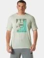 Helly Hansen Hp Race Graphic T-Shirt férfi rövid ujjú sport póló zöld színben 1