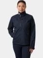 Helly Hansen W Crew Midlayer Jacket 2 női vitorlás kabát sötétkék színben 1