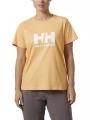 Helly Hansen W Hh Logo T-Shirt 2.0 női rövid ujjú póló narancssárga színben 1