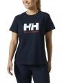 Helly Hansen W Hh Logo T-Shirt 2.0 női rövid ujjú póló sötétkék színben 1