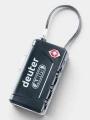 Deuter TSA Cable Lock tsa zár fekete színben 1