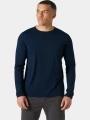 Helly Hansen Shine Solen Ls Crew férfi hosszú ujjú póló sötétkék színben 1