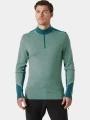 Helly Hansen Lifa Merino Midweight 1/2 Zip férfi aláöltöző felső zöld színben 1