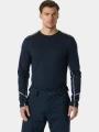 Helly Hansen Lifa Merino Midweight Crew férfi aláöltöző felső sötétkék színben 1