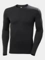 Helly Hansen Lifa Merino Midweight Crew férfi aláöltöző felső fekete színben 1