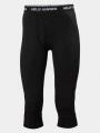 Helly Hansen Lifa Merino Midweight 3/4 Pant férfi aláöltöző nadrág fekete színben 1