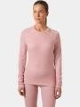 Helly Hansen W Lifa Merino Midweight Crew női aláöltöző felső rózsaszín színben 1