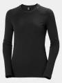 Helly Hansen W Lifa Merino Midweight Crew női aláöltöző felső fekete színben 1