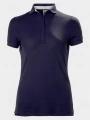 Helly Hansen W Crewline Polo női galléros póló sötétkék színben 1