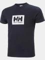 Helly Hansen Hh Box T férfi rövid ujjú póló sötétkék színben 1