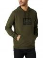 Helly Hansen Hh Box Hoodie férfi kapucnis pulóver oliva színben 1