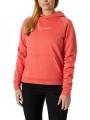 Helly Hansen W Core Hoodie női kapucnis pulóver piros színben 1