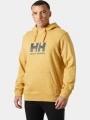 Helly Hansen Hh Logo Hoodie 3.0 férfi kapucnis pulóver sárga színben 1
