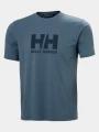 Helly Hansen Hh Logo T-Shirt 3.0 férfi rövid ujjú póló kék színben 1