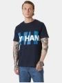 Helly Hansen Core Graphic T 2.0 férfi rövid ujjú póló sötétkék színben 1