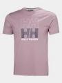 Helly Hansen Core Graphic T 2.0 férfi rövid ujjú póló lila színben 1