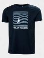 Helly Hansen Shoreline T-Shirt 3.0 férfi rövid ujjú póló sötétkék színben 1
