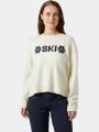 Helly Hansen W Bliss Ski Knit Sweater női pulóver fehér színben 1