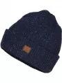 Fundango Owen Beanie férfi kötött sapka sötétkék színben 1