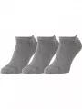 Fundango NOSHOW BASIC 3 PACK sportzokni szürke színben 1