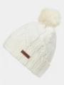 Fundango Renna Beanie női bojtos sapka fehér színben 1