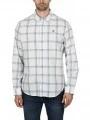 Timberland LS Strtch Poplin Check férfi hosszú ujjú ing fehér színben 1