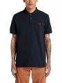 Timberland Pique Short Sleeve Polo férfi galléros póló sötétkék színben 1