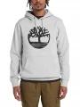 Timberland Tree Logo Hoodie férfi kapucnis pulóver szürke színben 1