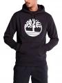Timberland Tree Logo Hoodie férfi kapucnis pulóver fekete színben 1