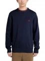 Timberland Cotton Yd Sweater férfi pulóver sötétkék színben 1