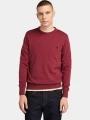 Timberland Cotton Yd Sweater férfi pulóver piros színben 1