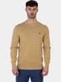 Timberland Cotton YD Sweater férfi pulóver barna színben 1