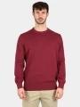Timberland Cotton Yd Sweater férfi pulóver bordó színben 1