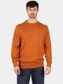 Timberland Cotton Yd Sweater férfi pulóver barna színben 1