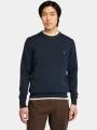 Timberland Cotton Yd Sweater férfi pulóver sötétkék színben 1