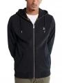 Timberland Brushed Back Full Zip Hoodie férfi kapucnis pulóver fekete színben 1